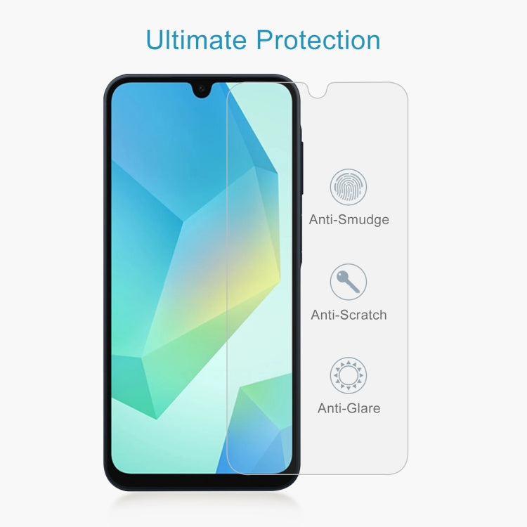 10pcs 0.26mm 9H 2.5D Tempered Glass Film, For Samsung Galaxy A16 4G