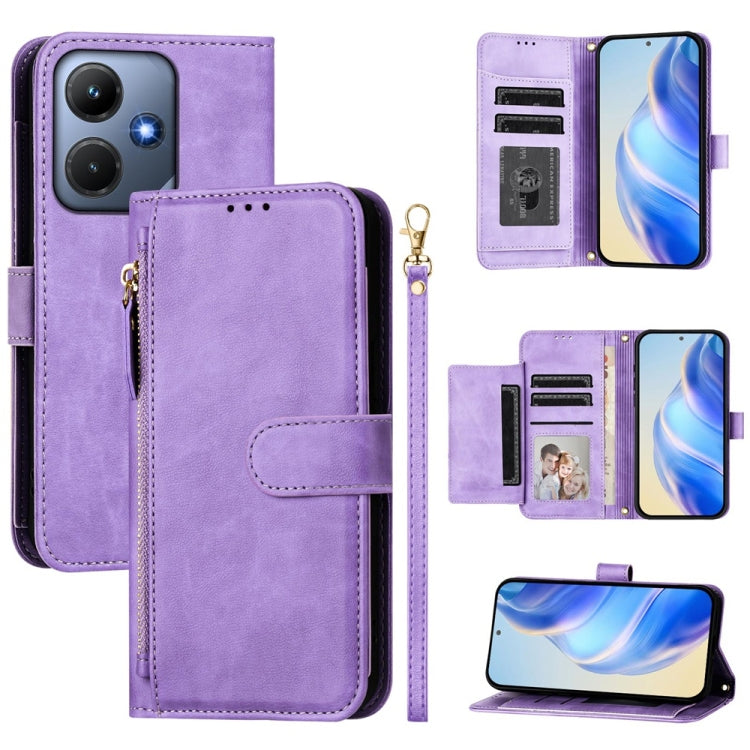 Multi-Card Slots Zipper Wallet Leather Phone Case, For Infinix Smart 7 India / Smart 7 HD, For Infinix Note 30 Pro, For Infinix Note 30 VIP, For Infinix Hot 30i, For Infinix Hot 30 4G, For Infinix Hot 20S / Hot 20 Pro, For Infinix Hot 20 5G            ...