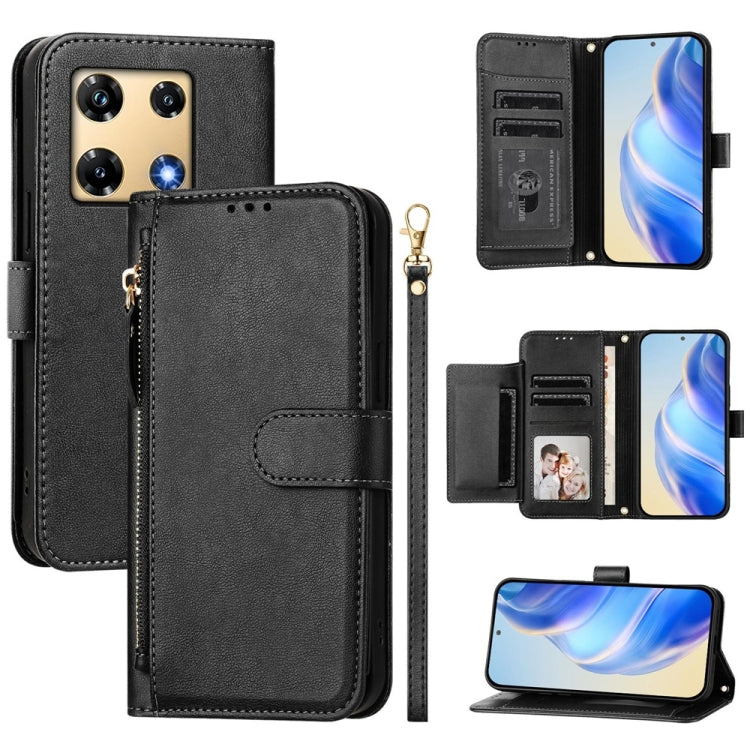Multi-Card Slots Zipper Wallet Leather Phone Case, For Infinix Smart 7 India / Smart 7 HD, For Infinix Note 30 Pro, For Infinix Note 30 VIP, For Infinix Hot 30i, For Infinix Hot 30 4G, For Infinix Hot 20S / Hot 20 Pro, For Infinix Hot 20 5G            ...