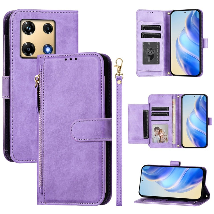 Multi-Card Slots Zipper Wallet Leather Phone Case, For Infinix Smart 7 India / Smart 7 HD, For Infinix Note 30 Pro, For Infinix Note 30 VIP, For Infinix Hot 30i, For Infinix Hot 30 4G, For Infinix Hot 20S / Hot 20 Pro, For Infinix Hot 20 5G            ...