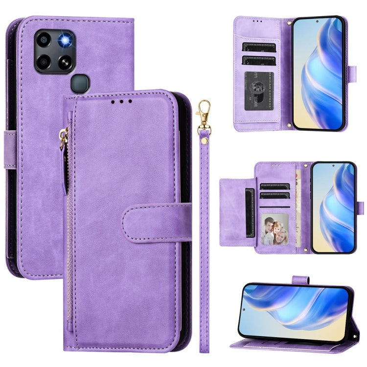 Multi-Card Slots Zipper Wallet Leather Phone Case, For Infinix Zero 5G 2023, For Infinix Hot 20 Play, For Infinix Hot 20 4G, For Infinix Zero 20, For Infinix Note 12 4G 2023 / Note 12 Pro 4G, For Infinix Smart 6 / Smart 6 Plus, For Infinix Note 12 Pro ...