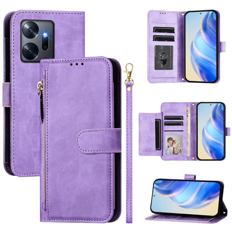 Multi-Card Slots Zipper Wallet Leather Phone Case, For Infinix Zero 5G 2023, For Infinix Hot 20 Play, For Infinix Hot 20 4G, For Infinix Zero 20, For Infinix Note 12 4G 2023 / Note 12 Pro 4G, For Infinix Smart 6 / Smart 6 Plus, For Infinix Note 12 Pro ...