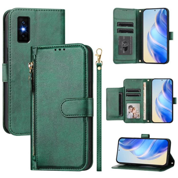 Multi-Card Slots Zipper Wallet Leather Phone Case, For Infinix GT 50 Pro 5G, For Infinix Note Edge 5G, For Infinix Smart 20 4G, For Infinix Note 60 5G / Note 60 Pro 5G, For Infinix Smart 10 Plus 4G, For Infinix Smart 10 4G, For Infinix GT 30 Pro       ...