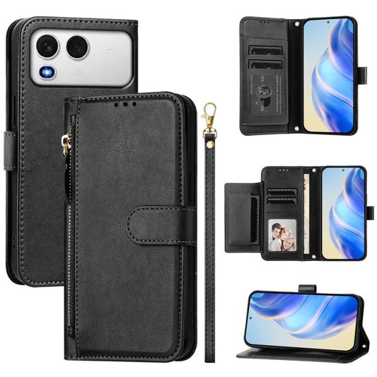 Multi-Card Slots Zipper Wallet Leather Phone Case, For Itel A200 4G / A200+ 4G, For Itel A95 5G, For Itel A90, For Itel City 100, For Itel Power 70, For Itel A80, For Itel A50C, For Itel A50