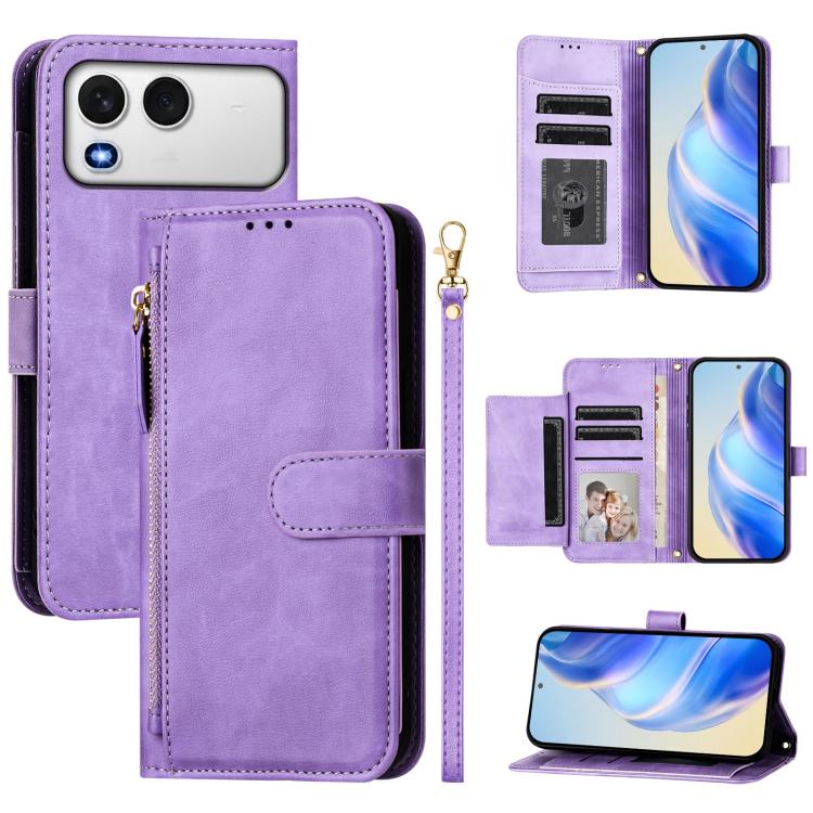 Multi-Card Slots Zipper Wallet Leather Phone Case, For Itel A200 4G / A200+ 4G, For Itel A95 5G, For Itel A90, For Itel City 100, For Itel Power 70, For Itel A80, For Itel A50C, For Itel A50