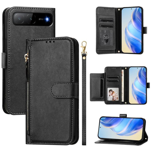 Multi-Card Slots Zipper Wallet Leather Phone Case, For Tecno Spark Go 5G 2025 / Hot 60i 5G, For Tecno Spark 30C, For Tecno Camon 20 Pro 5G, For Tecno Spark 20 Pro 5G, For Tecno Pop 6C, For Tecno Spark 10 Pro Magic Magenta, For Tecno Camon 30 Premier 5G...