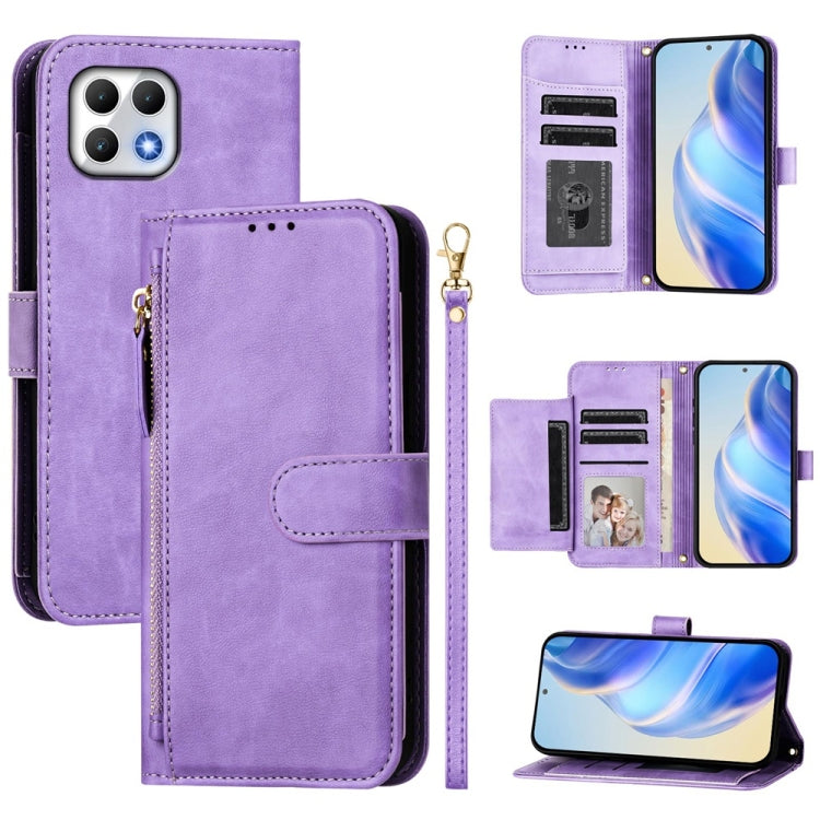 Multi-Card Slots Zipper Wallet Leather Phone Case, For T-Mobile REVVL 8 5G / T Phone 3, For T-Mobile REVVL 7 Pro 5G, For T-Mobile REVVL 7 5G, For T-Mobile REVVL 6 Pro 5G / REVVL 6x Pro, For T-Mobile REVVL 6 5G / REVVL 6x