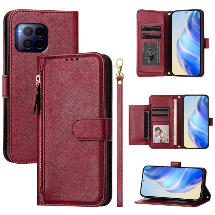 Multi-Card Slots Zipper Wallet Leather Phone Case, For T-Mobile REVVL 8 5G / T Phone 3, For T-Mobile REVVL 7 Pro 5G, For T-Mobile REVVL 7 5G, For T-Mobile REVVL 6 Pro 5G / REVVL 6x Pro, For T-Mobile REVVL 6 5G / REVVL 6x