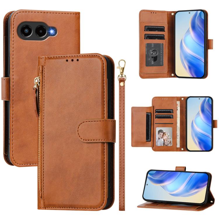 Multi-Card Slots Zipper Wallet Leather Phone Case, For T-Mobile REVVL 8 5G / T Phone 3, For T-Mobile REVVL 7 Pro 5G, For T-Mobile REVVL 7 5G, For T-Mobile REVVL 6 Pro 5G / REVVL 6x Pro, For T-Mobile REVVL 6 5G / REVVL 6x