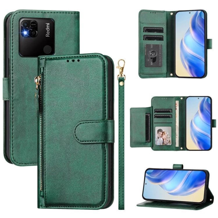 Multi-Card Slots Zipper Wallet Leather Phone Case, For Redmi Note 10 4G / 10S 4G / 11 SE India, For Redmi K50 Ultra, For Redmi K50i / Note 11T Pro+ 5G, For Redmi Note 11 Pro 5G / 4G Global, For Redmi Note 11S 5G, For Redmi 10A / 9C                     ...