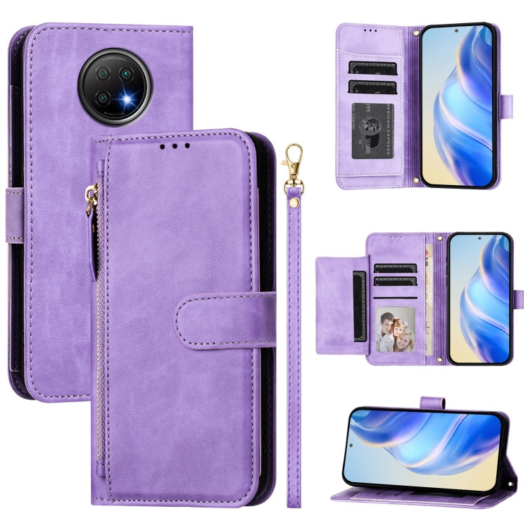 Multi-Card Slots Zipper Wallet Leather Phone Case, For Redmi Note 11 Pro+ 5G Europe, For Redmi Note 10 5G / Note 10T 5G, For Redmi Note 10 Pro 4G / Note 10 Pro Max, For Redmi Note 9T Global