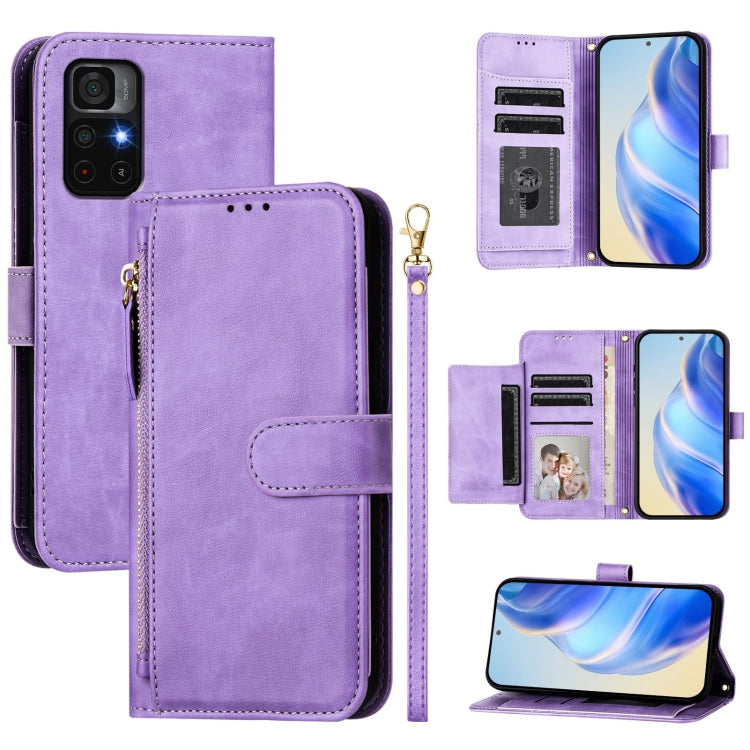 Multi-Card Slots Zipper Wallet Leather Phone Case, For Redmi Note 10 4G / 10S 4G / 11 SE India, For Redmi K50 Ultra, For Redmi K50i / Note 11T Pro+ 5G, For Redmi Note 11 Pro 5G / 4G Global, For Redmi Note 11S 5G, For Redmi 10A / 9C                     ...