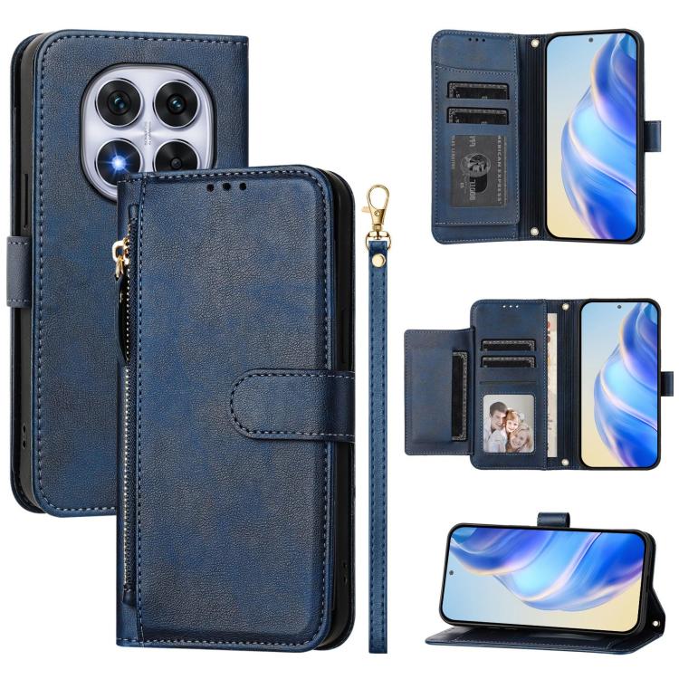 Multi-Card Slots Zipper Wallet Leather Phone Case, For Redmi 15 5G / 4G EU 171mm, For Redmi 13 4G / 5G / 13x / Xiaomi Poco M6 4G, For Redmi A5 4G 171.7mm / Xiaomi Poco C71, For Redmi K80 Pro / Xiaomi Poco F7 Ultra, For Redmi Note 14 4G 164.84mm        ...