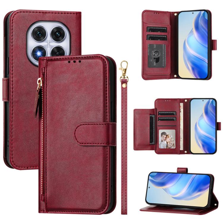 Multi-Card Slots Zipper Wallet Leather Phone Case, For Redmi 15 5G / 4G EU 171mm, For Redmi 13 4G / 5G / 13x / Xiaomi Poco M6 4G, For Redmi A5 4G 171.7mm / Xiaomi Poco C71, For Redmi K80 Pro / Xiaomi Poco F7 Ultra, For Redmi Note 14 4G 164.84mm        ...