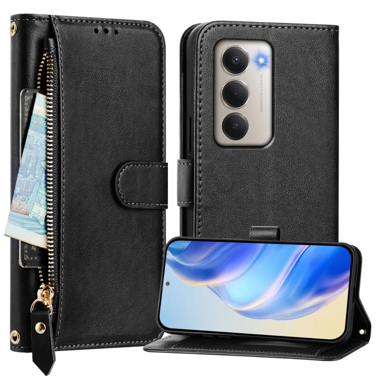 Multi-Card Slots Zipper Wallet Leather Phone Case, For Redmi 15 5G / 4G EU 171mm, For Redmi 13 4G / 5G / 13x / Xiaomi Poco M6 4G, For Redmi A5 4G 171.7mm / Xiaomi Poco C71, For Redmi K80 Pro / Xiaomi Poco F7 Ultra, For Redmi Note 14 4G 164.84mm        ...