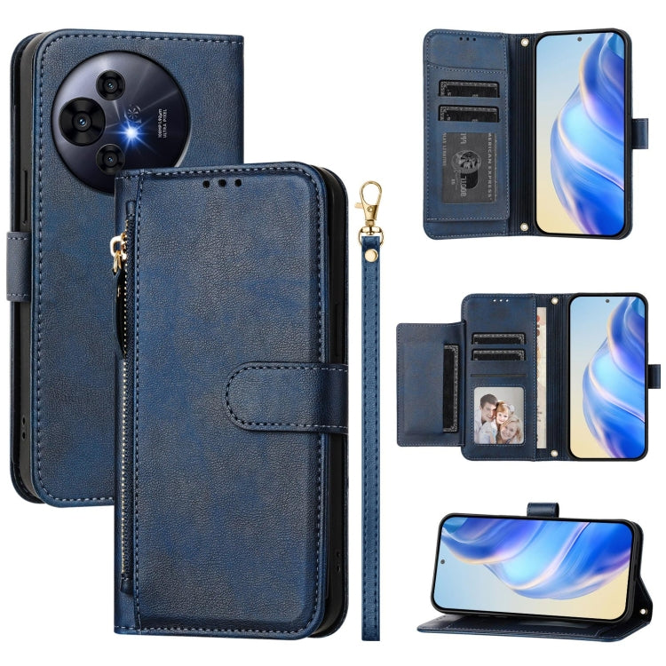 Multi-Card Slots Zipper Wallet Leather Phone Case, For TCL K70 4G / K70 Power 4G, For TCL NxtPaper 70 Pro 5G, For TCL K32 5G / K33 5G, For TCL 60 NxtPaper, For TCL 605 / TCL 60 SE, For TCL 50 5G / 50 XE NxtPaper / 50 XE, For TCL 50 Pro NxtPaper        ...