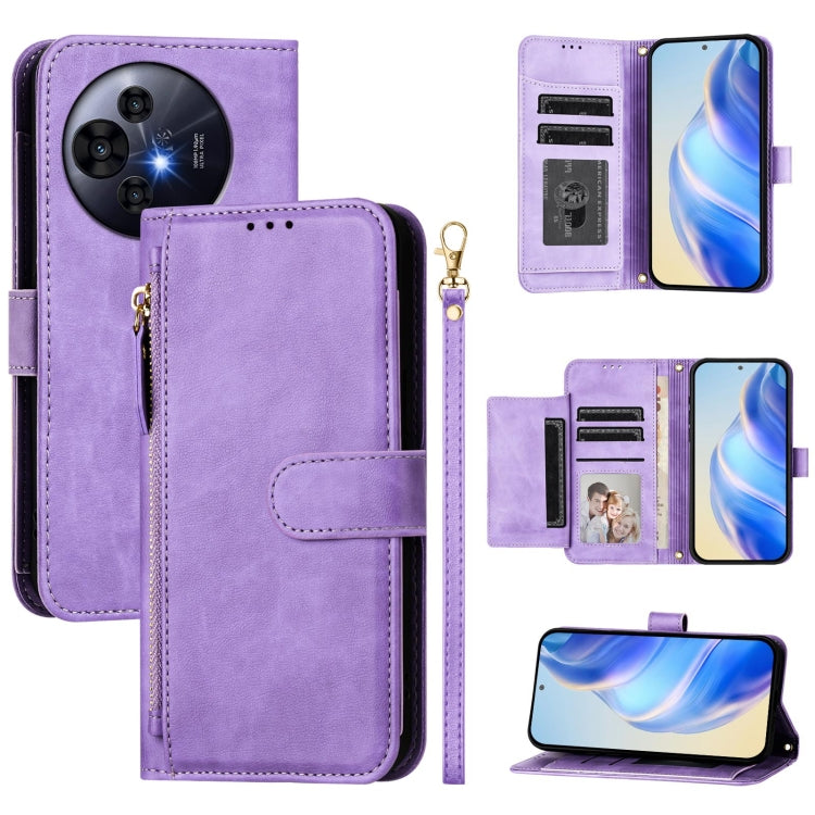 Multi-Card Slots Zipper Wallet Leather Phone Case, For TCL K70 4G / K70 Power 4G, For TCL NxtPaper 70 Pro 5G, For TCL K32 5G / K33 5G, For TCL 60 NxtPaper, For TCL 605 / TCL 60 SE, For TCL 50 5G / 50 XE NxtPaper / 50 XE, For TCL 50 Pro NxtPaper        ...