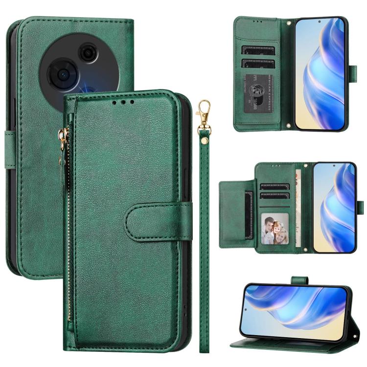 Multi-Card Slots Zipper Wallet Leather Phone Case, For TCL K70 4G / K70 Power 4G, For TCL NxtPaper 70 Pro 5G, For TCL K32 5G / K33 5G, For TCL 60 NxtPaper, For TCL 605 / TCL 60 SE, For TCL 50 5G / 50 XE NxtPaper / 50 XE, For TCL 50 Pro NxtPaper        ...