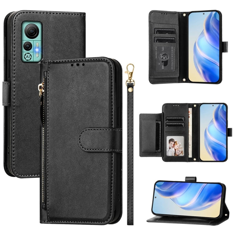 Multi-Card Slots Zipper Wallet Leather Phone Case, For Ulefone Note 17 Pro, For Ulefone Note 18 Ultra, For Ulefone Note 14