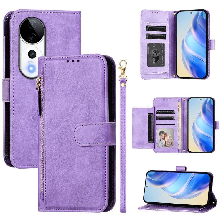 Multi-Card Slots Zipper Wallet Leather Phone Case, For vivo V40e 5G India / iQOO Z9s 5G, For vivo Y300 Pro, For vivo iQOO Z9s Pro 5G / T3 Pro 5G India, For vivo V40 Lite 5G / V30e 5G Global, For vivo S19 Pro, For vivo S19, For vivo Y28 4G              ...