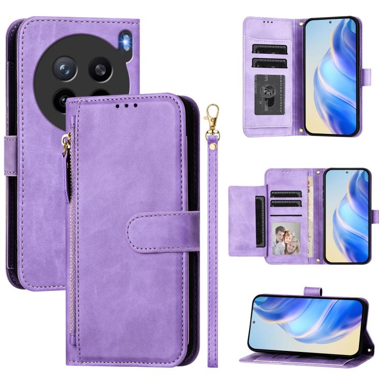 Multi-Card Slots Zipper Wallet Leather Phone Case, For vivo V60 Lite 4G / 5G, For vivo Y31 5G 2025, For vivo Y400 5G Global, For vivo Y400 4G, For vivo V60 5G Global, For vivo S30 Pro mini, For vivo S30, For vivo X200s