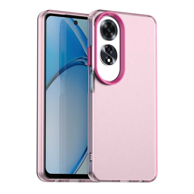 Candy PC Hybrid TPU Shockproof Phone Case, For OPPO Reno12 Pro Global, For OPPO Reno12 Global, For OPPO A60 Global, For OPPO A60 LATAM, For OPPO K12 5G, For OPPO A3 Pro Global