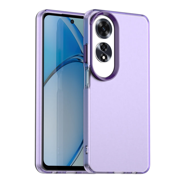 Candy PC Hybrid TPU Shockproof Phone Case, For OPPO Reno12 Pro Global, For OPPO Reno12 Global, For OPPO A60 Global, For OPPO A60 LATAM, For OPPO K12 5G, For OPPO A3 Pro Global