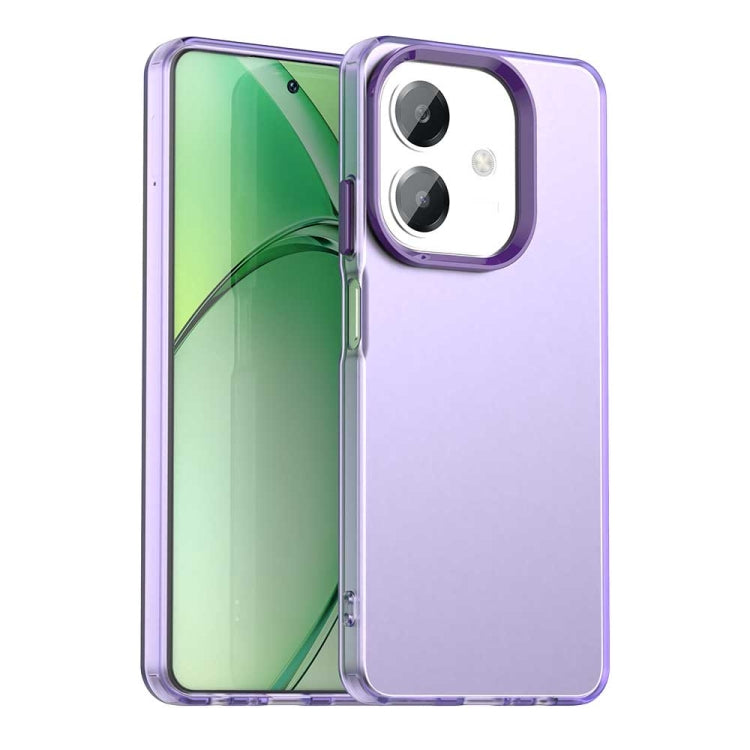 Candy PC Hybrid TPU Shockproof Phone Case, For OPPO Reno12 Pro Global, For OPPO Reno12 Global, For OPPO A60 Global, For OPPO A60 LATAM, For OPPO K12 5G, For OPPO A3 Pro Global
