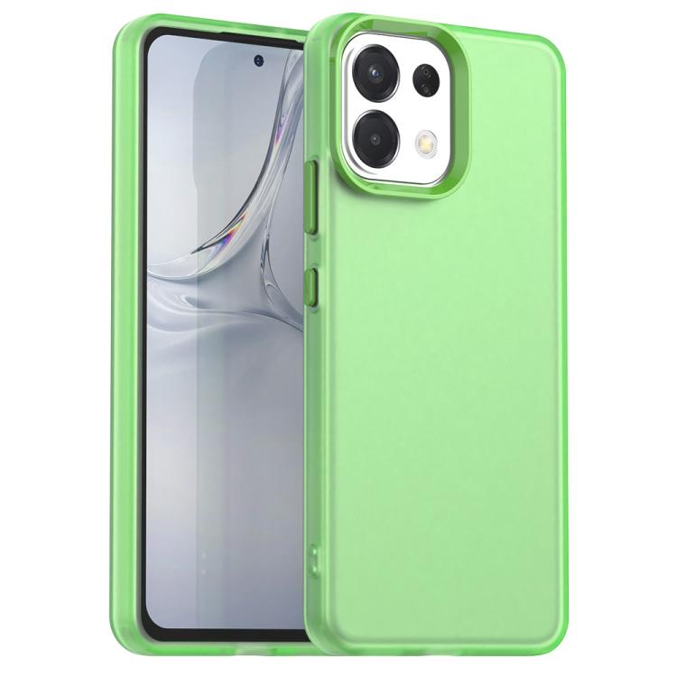 Candy PC Hybrid TPU Shockproof Phone Case, For OPPO Reno15 Pro 5G Global, For OPPO Reno15 5G Global, For OPPO Reno14 F 5G, For OPPO A5 5G Global, For OPPO Reno14 5G Global, For OPPO K13 5G