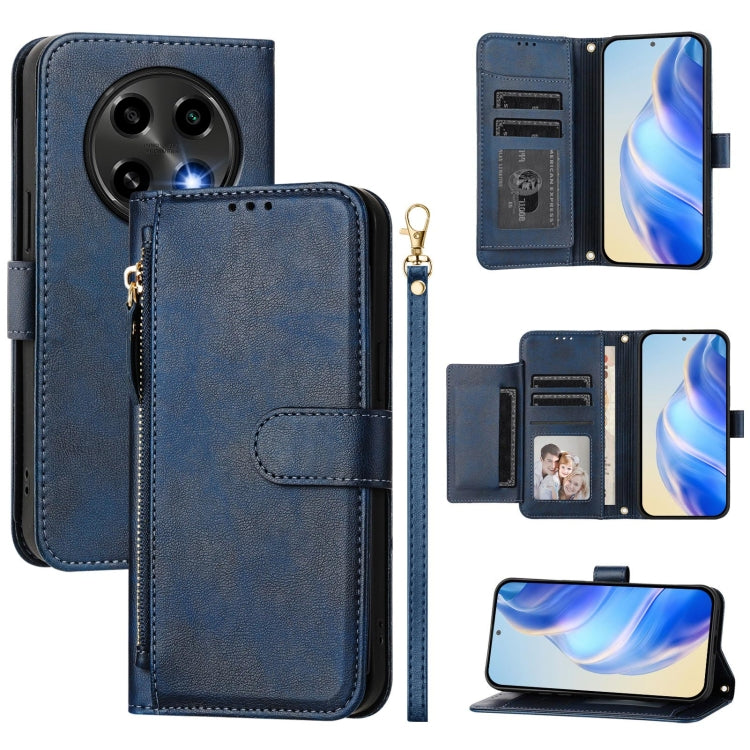 Multi-Card Slots Zipper Wallet Leather Phone Case, For OPPO Reno13 F 5G, For OPPO Find X8, For OPPO A3X 5G / 4G / A3 5G/ 4G Global, For OPPO K12x 5G Global, For OPPO Reno12 F 4G Global, For OPPO Reno12 Pro 5G Global, For OPPO Reno12 5G Global          ...