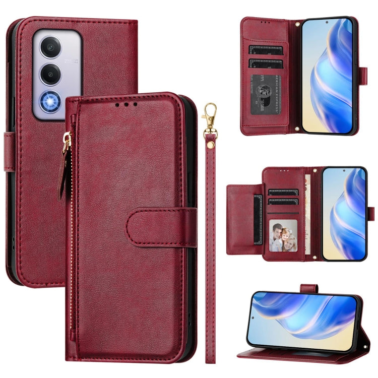 Multi-Card Slots Zipper Wallet Leather Phone Case, For OPPO A5x 5G / 4G Global, For OPPO A80 5G EU / K12x 5G Global, For OPPO Reno14 Pro Global, For OPPO Reno14 Global, For OPPO Find X8s+, For OPPO Find X8s, For OPPO Find X8 Ultra, For OPPO A5 Pro 4G / 5G