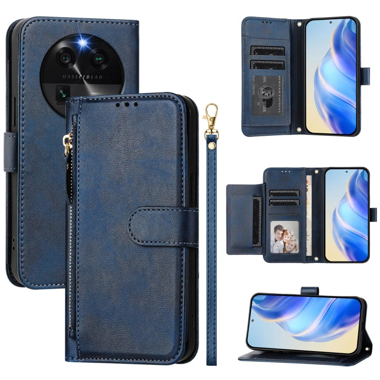 Multi-Card Slots Zipper Wallet Leather Phone Case, For OPPO Reno10 / Reno10 Pro Global, For OPPO A98 5G / F23 5G India, For OPPO Find X8 Pro, For OPPO A78 5G Global / A1x 5G, For OPPO Reno8 T 4G, For OPPO Find X6 Pro, For OPPO Find X6                  ...