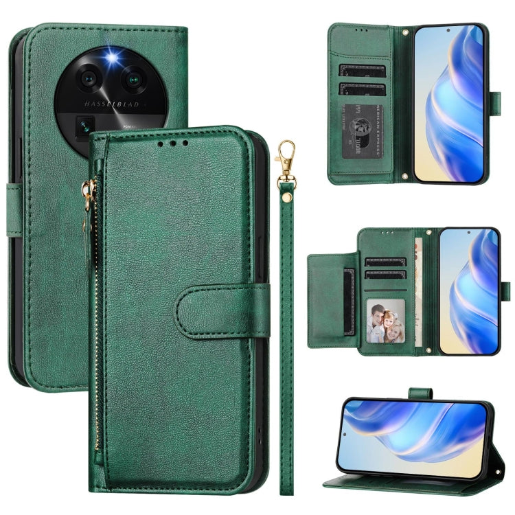 Multi-Card Slots Zipper Wallet Leather Phone Case, For OPPO Reno10 / Reno10 Pro Global, For OPPO A98 5G / F23 5G India, For OPPO Find X8 Pro, For OPPO A78 5G Global / A1x 5G, For OPPO Reno8 T 4G, For OPPO Find X6 Pro, For OPPO Find X6                  ...