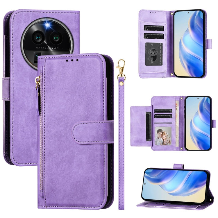 Multi-Card Slots Zipper Wallet Leather Phone Case, For OPPO Reno10 / Reno10 Pro Global, For OPPO A98 5G / F23 5G India, For OPPO Find X8 Pro, For OPPO A78 5G Global / A1x 5G, For OPPO Reno8 T 4G, For OPPO Find X6 Pro, For OPPO Find X6                  ...