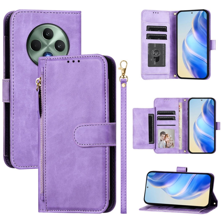 Multi-Card Slots Zipper Wallet Leather Phone Case, For OPPO Reno13 F 5G, For OPPO Find X8, For OPPO A3X 5G / 4G / A3 5G/ 4G Global, For OPPO K12x 5G Global, For OPPO Reno12 F 4G Global, For OPPO Reno12 Pro 5G Global, For OPPO Reno12 5G Global          ...