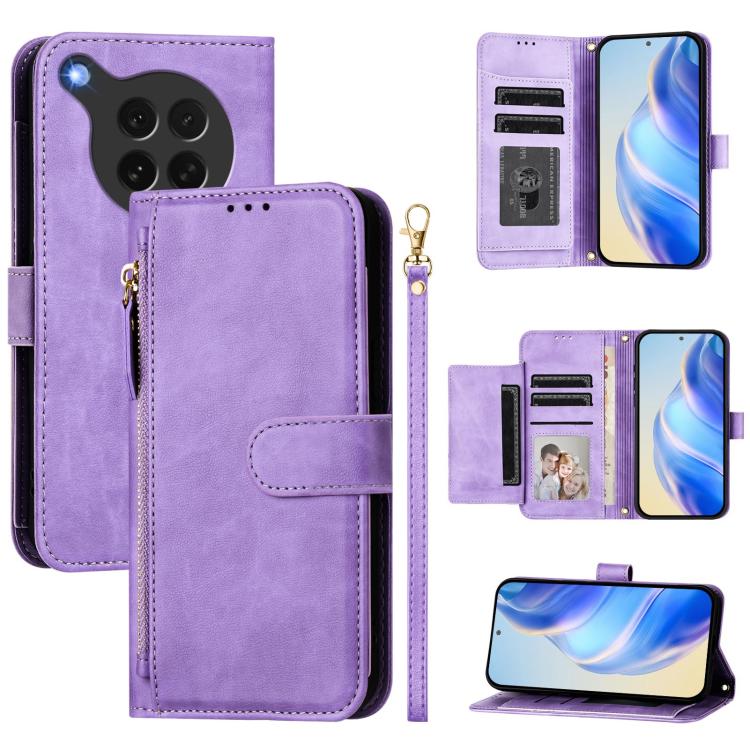 Multi-Card Slots Zipper Wallet Leather Phone Case, For OPPO A5x 5G / 4G Global, For OPPO A80 5G EU / K12x 5G Global, For OPPO Reno14 Pro Global, For OPPO Reno14 Global, For OPPO Find X8s+, For OPPO Find X8s, For OPPO Find X8 Ultra, For OPPO A5 Pro 4G / 5G