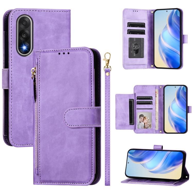 Multi-Card Slots Zipper Wallet Leather Phone Case, For OnePlus Turbo 6X Pro 5G, For OnePlus Turbo 6 / Turbo 6V 5G, For OnePlus Ace 5 Ultra, For OnePlus Ace 5 Racing, For OnePlus Nord 4, For OnePlus Nord CE4 Lite Global                                  ...