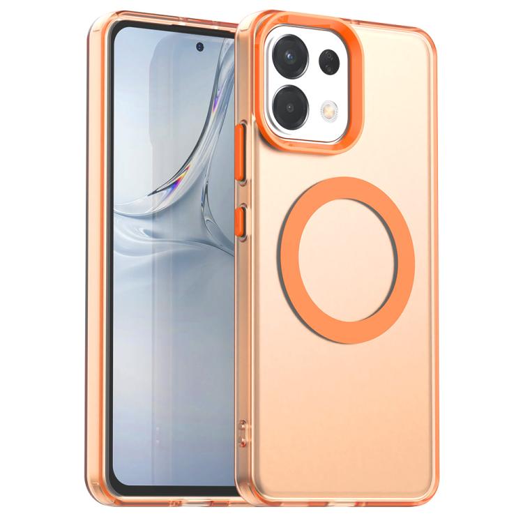 Candy Magsafe PC Hybrid TPU Phone Case, For OPPO Reno15 Pro 5G Global, For OPPO Reno15 5G Global, For OPPO Reno14 F 5G, For OPPO A5 5G Global, For OPPO Reno14 Global, For OPPO K13 5G, For OPPO Find X8s