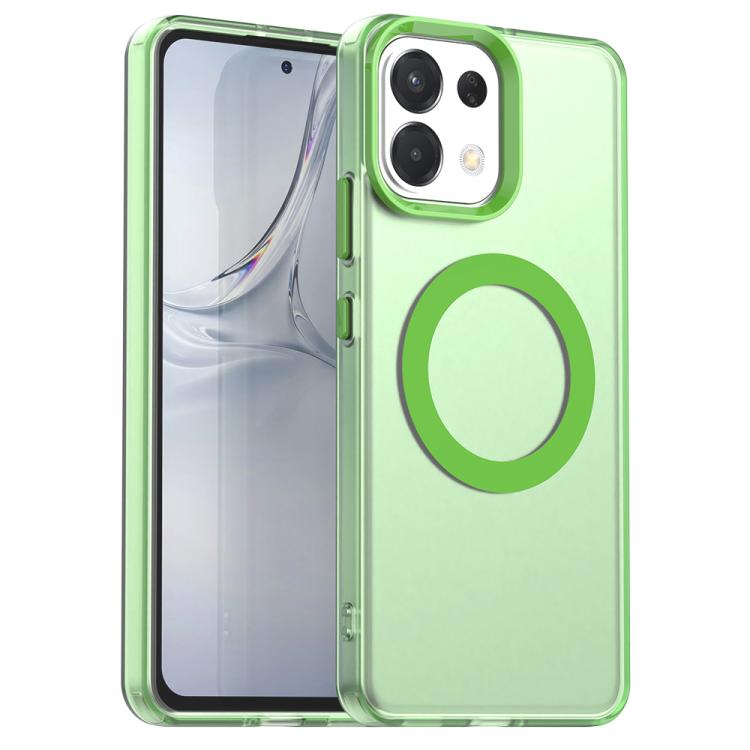 Candy Magsafe PC Hybrid TPU Phone Case, For OPPO Reno15 Pro 5G Global, For OPPO Reno15 5G Global, For OPPO Reno14 F 5G, For OPPO A5 5G Global, For OPPO Reno14 Global, For OPPO K13 5G, For OPPO Find X8s