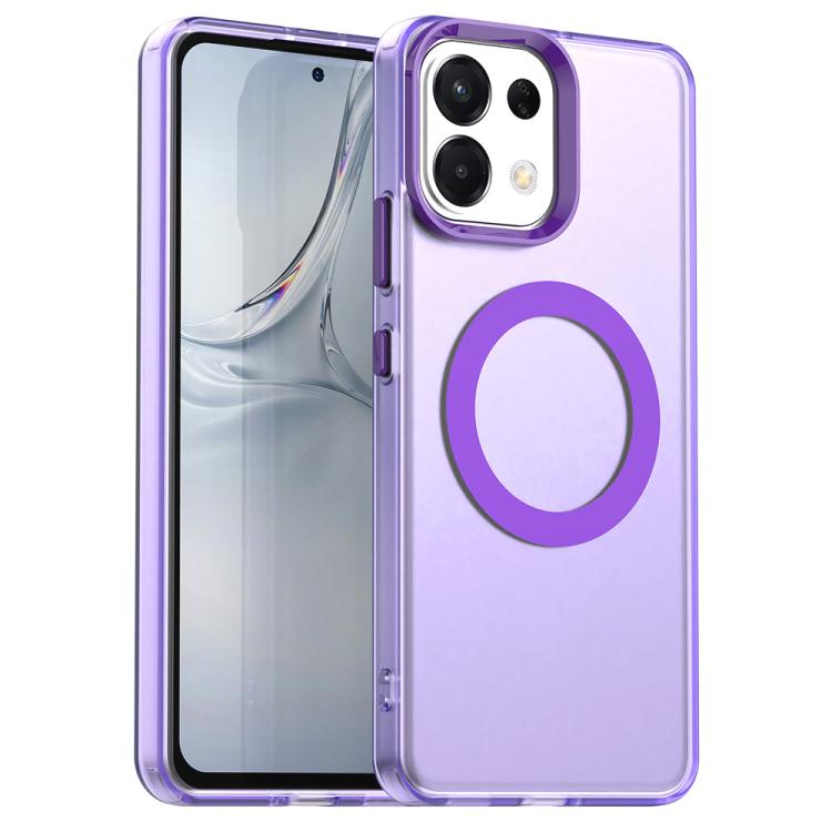 Candy Magsafe PC Hybrid TPU Phone Case, For OPPO Reno15 Pro 5G Global, For OPPO Reno15 5G Global, For OPPO Reno14 F 5G, For OPPO A5 5G Global, For OPPO Reno14 Global, For OPPO K13 5G, For OPPO Find X8s