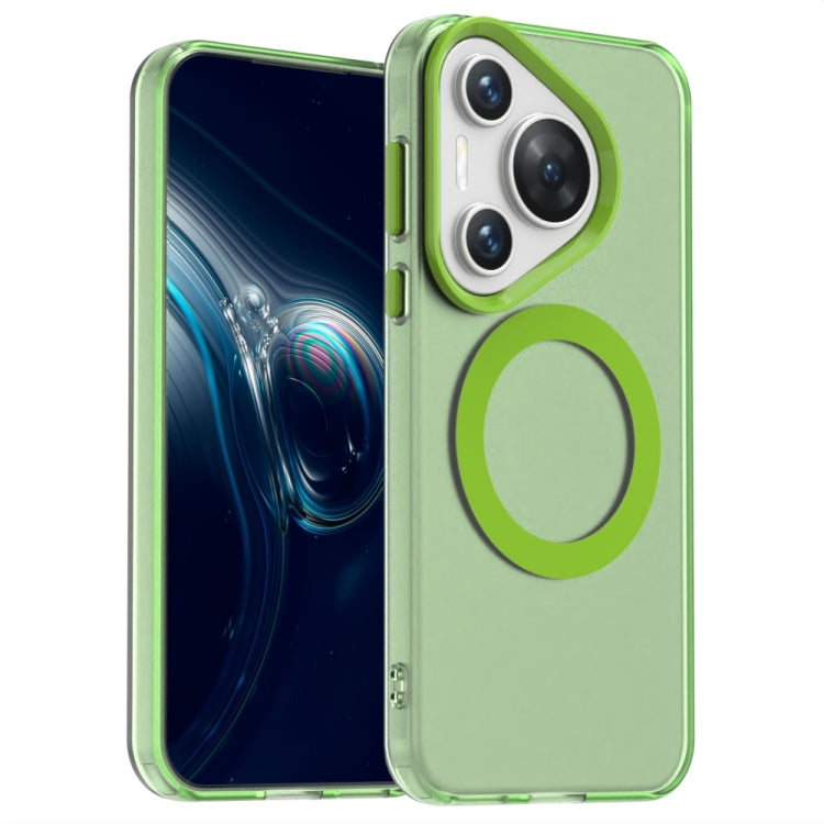 Candy Magsafe PC Hybrid TPU Phone Case, For Huawei Mate 70, For Huawei Pura 70 Pro+, For Huawei Pura 70 Ultra, For Huawei Pura 70 Pro, For Huawei Pura 70, For Huawei nova 12