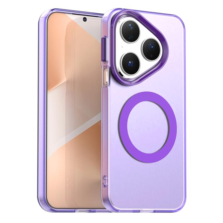 Candy Magsafe PC Hybrid TPU Phone Case, For Huawei Mate 80 Pro Max, For Huawei Mate 80 Pro, For Huawei Mate 80, For Huawei Pura 80 Ultra, For Huawei Pura 80 Pro, For Huawei Pura 80