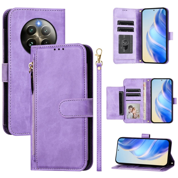 Multi-Card Slots Zipper Wallet Leather Phone Case, For Realme 13 Pro 5G / 13 Pro+ 5G, For Realme GT 6 5G / GT 6T 5G Global, For Realme C63 / C61 Global, For Realme 12 5G Global, For Realme 12+ 5G Global, For Realme Note 50 4G Global / C51 / C53        ...