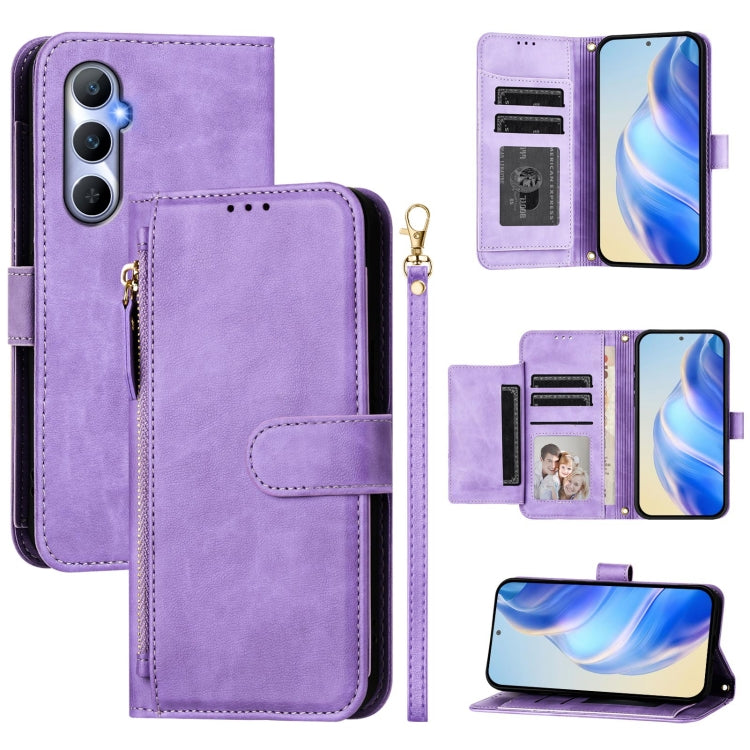 Multi-Card Slots Zipper Wallet Leather Phone Case, For Realme 11 5G Global / 11x 5G / C67 India, For Realme 11 4G Global, For Realme GT3 / GT5 240W, For Realme Narzo 60 Pro, For Realme C65 4G Global, For Realme C55 4G Global / Narzo N55                ...