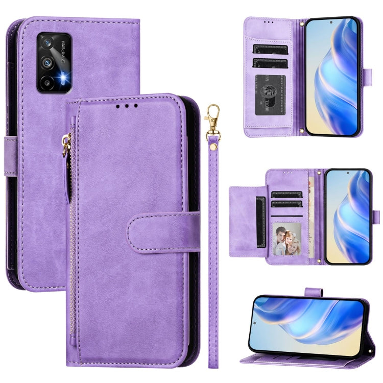 Multi-Card Slots Zipper Wallet Leather Phone Case, For Realme C21Y, For Realme C25 / C15 / C12 / C25s, For Realme 8 5G / V13 5G / Q3 5G, For Realme 8 4G / 8 Pro 4G, For Realme GT 5G / GT Neo 5G, For Realme C20 / C11 / C21