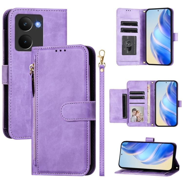 Multi-Card Slots Zipper Wallet Leather Phone Case, For Realme 14 / 14T 5G, For Realme P3 Ultra 5G, For Realme P3 5G / Realme Neo7x, For Realme 14 Pro+, For Realme GT 7 Pro, For Realme C63 5G Global, For Realme Note 60 4G Global / C61 India             ...