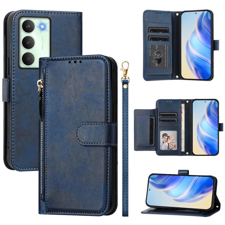 Multi-Card Slots Zipper Wallet Leather Phone Case, For Realme P4 Pro 5G, For Realme P4, For Realme 15T 5G Global, For Realme 15 5G / Realme 15 Pro 5G, For Realme C71 4G, For Realme Neo7 Turbo, For Realme 14x / C75 5G / V70                              ...