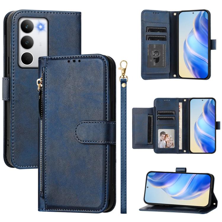 Multi-Card Slots Zipper Wallet Leather Phone Case, For Realme P4 Pro 5G, For Realme P4, For Realme 15T 5G Global, For Realme 15 5G / Realme 15 Pro 5G, For Realme C71 4G, For Realme Neo7 Turbo, For Realme 14x / C75 5G / V70                              ...