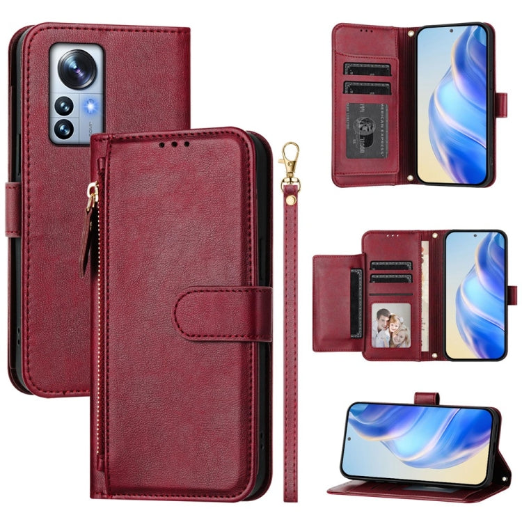 Multi-Card Slots Zipper Wallet Leather Phone Case, For Xiaomi 12 Pro / 12S Pro, For Xiaomi 12 / 12X / 12S, For Xiaomi 12 Lite, For Xiaomi Poco C40 / Redmi 10C, For Xiaomi Civi 1S, For Xiaomi Poco M4 Pro 4G, For Xiaomi Poco X4 Pro 5G                    ...