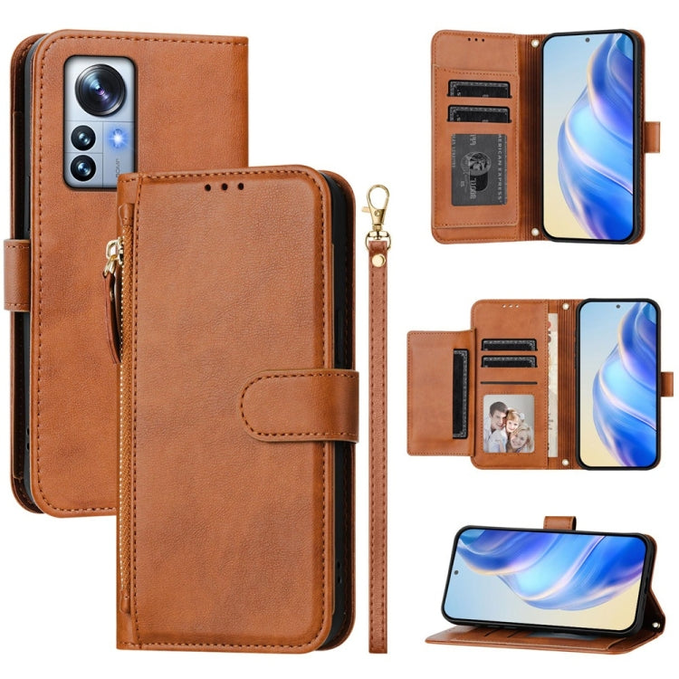 Multi-Card Slots Zipper Wallet Leather Phone Case, For Xiaomi 12 Pro / 12S Pro, For Xiaomi 12 / 12X / 12S, For Xiaomi 12 Lite, For Xiaomi Poco C40 / Redmi 10C, For Xiaomi Civi 1S, For Xiaomi Poco M4 Pro 4G, For Xiaomi Poco X4 Pro 5G                    ...